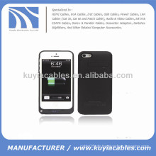 2200mAh externe Batterie Backup Power Case für iPhone 5c schwarz